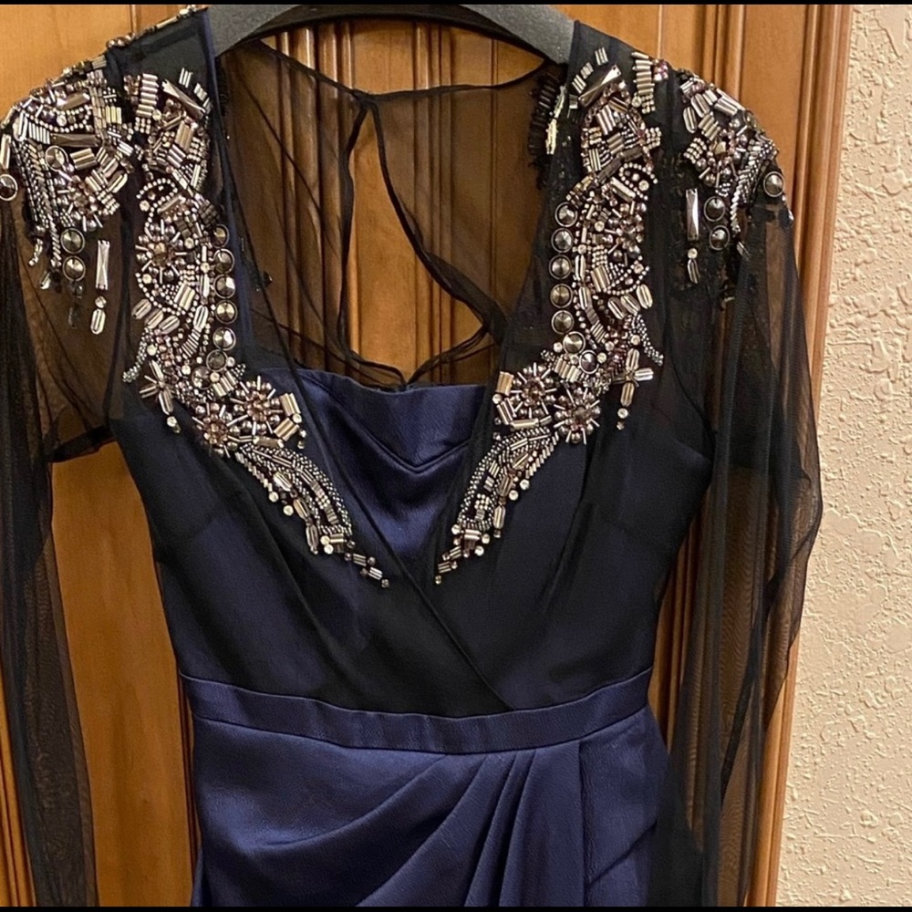 Badgley Mischka gown